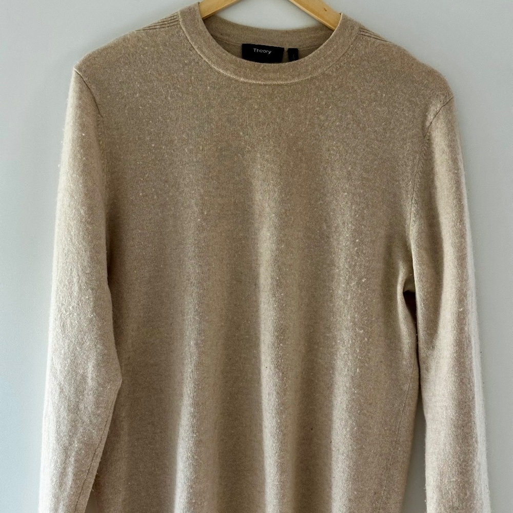 Theory Crewneck Sweater in Merino Wool